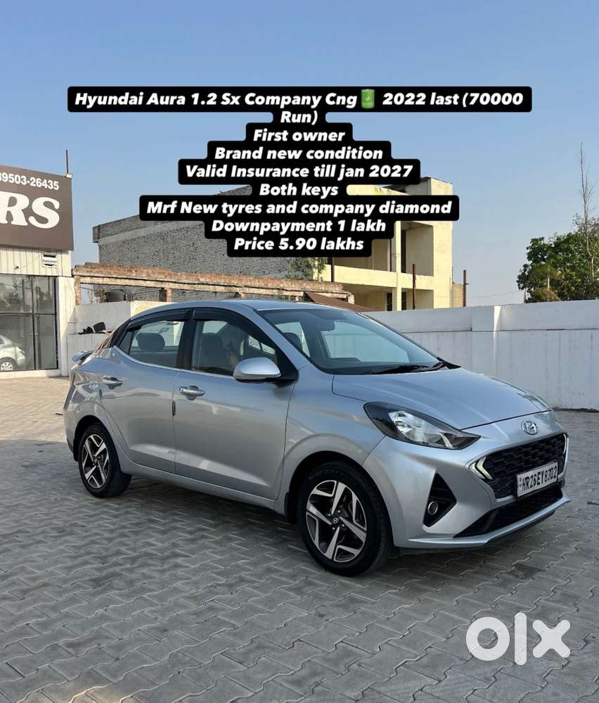 Hyundai Aura 1.2 Sx Cng, 2022, Cng & Hybrids