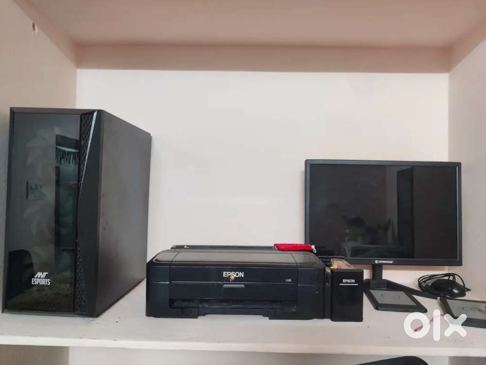 Complete digital accessories setup to build a meeseva center