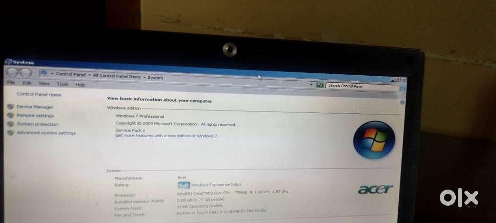 Iball Acer laptop with charger
