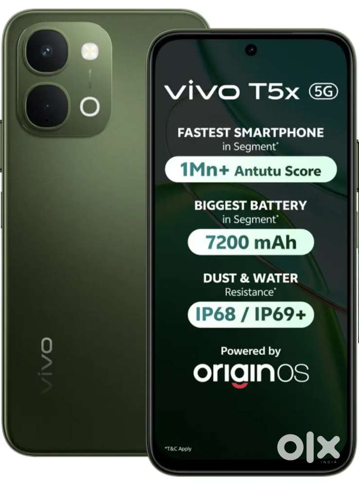 VIVO T5X 3 MONTH OLD 6GB 128 GB zero scratch