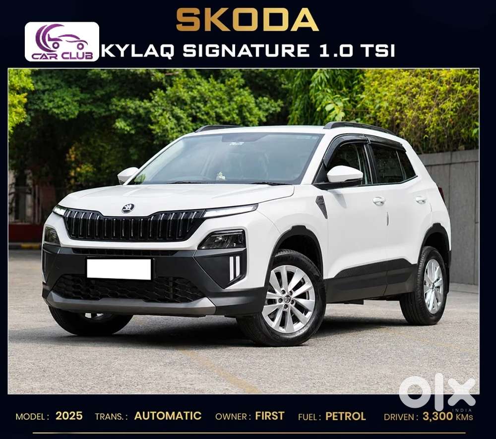 Skoda Kylaq Signature At, 2025, Petrol