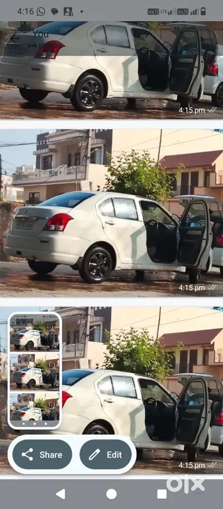 Maruti Suzuki Dzire 2011 Diesel 92500 Km Driven