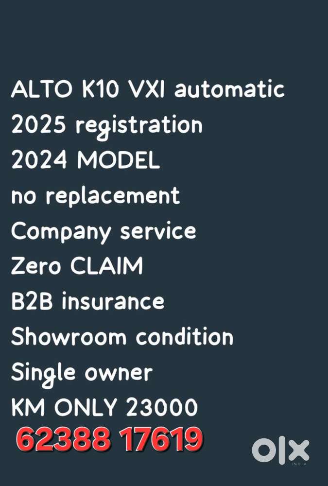 Maruti Suzuki Alto K10 1.0 Vxi Plus Amt, 2025, Petrol