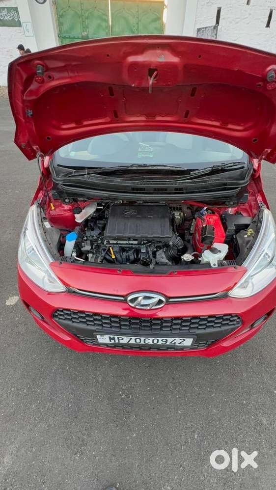 2018 Hyundai Grand I10 Red   First Owner  56,399 Km  ₹3,60,000