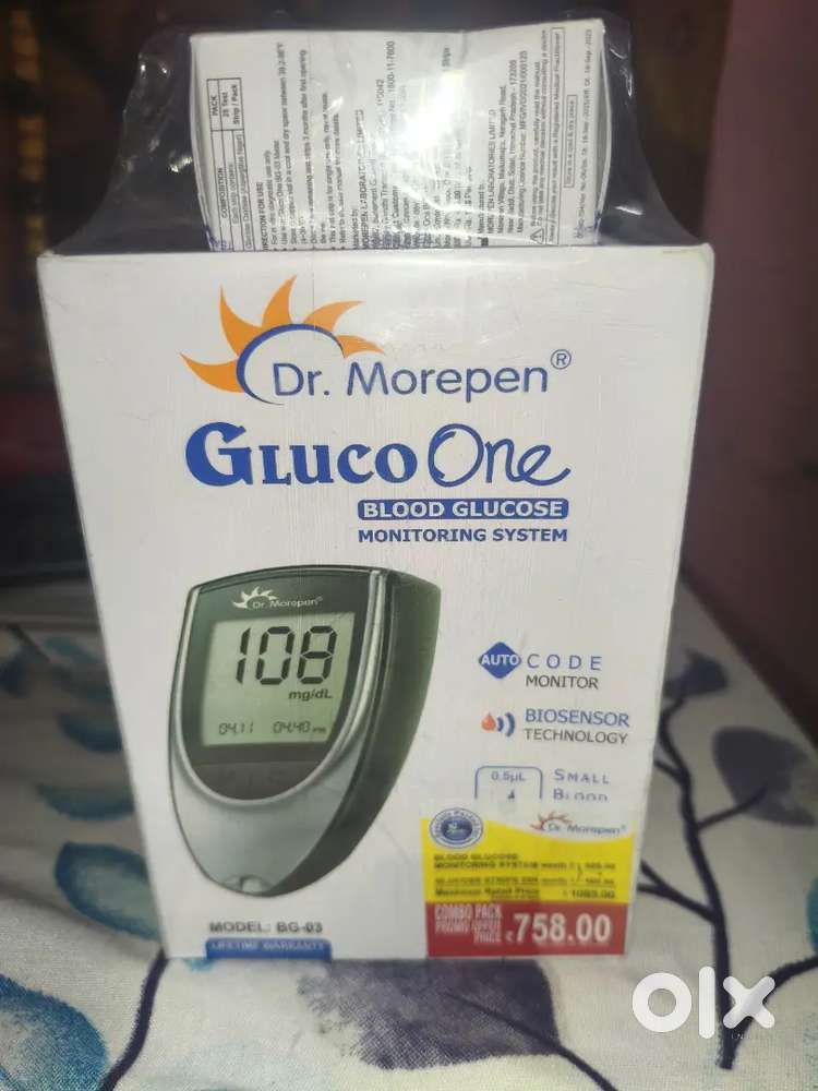 Dr MOREPEN, GLUCO ONE BLOOD MONITOING SYSTEM