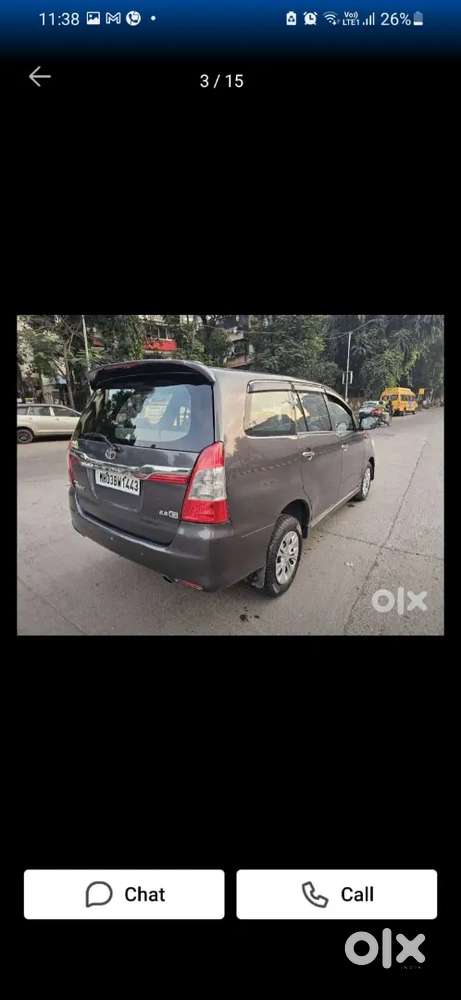 Toyota Innova 2015 Diesel Well Maintained