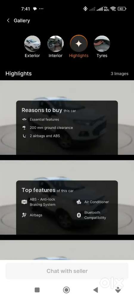 Excellent Condition 1.5 L Diesel Eco Sport Trend Plus Variant