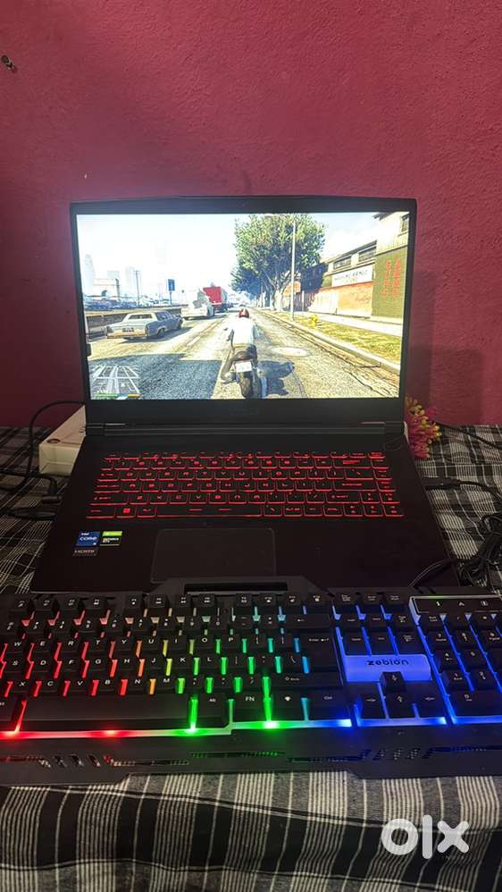 MSI laptop for gaming and editing