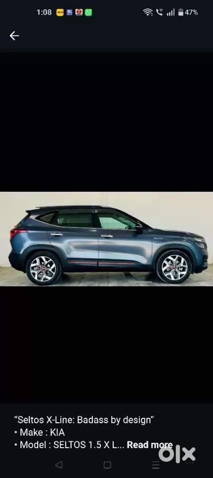 Kia Seltos 1.5 X-line Diesel At, 2022, Diesel