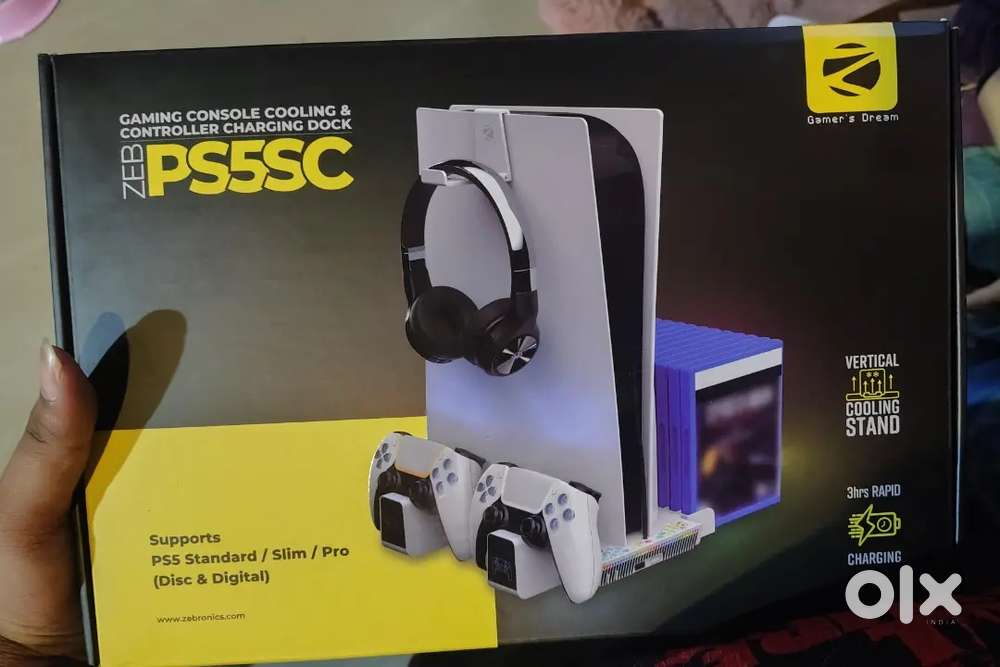 PS5 RGB Cooling Vertical Stand