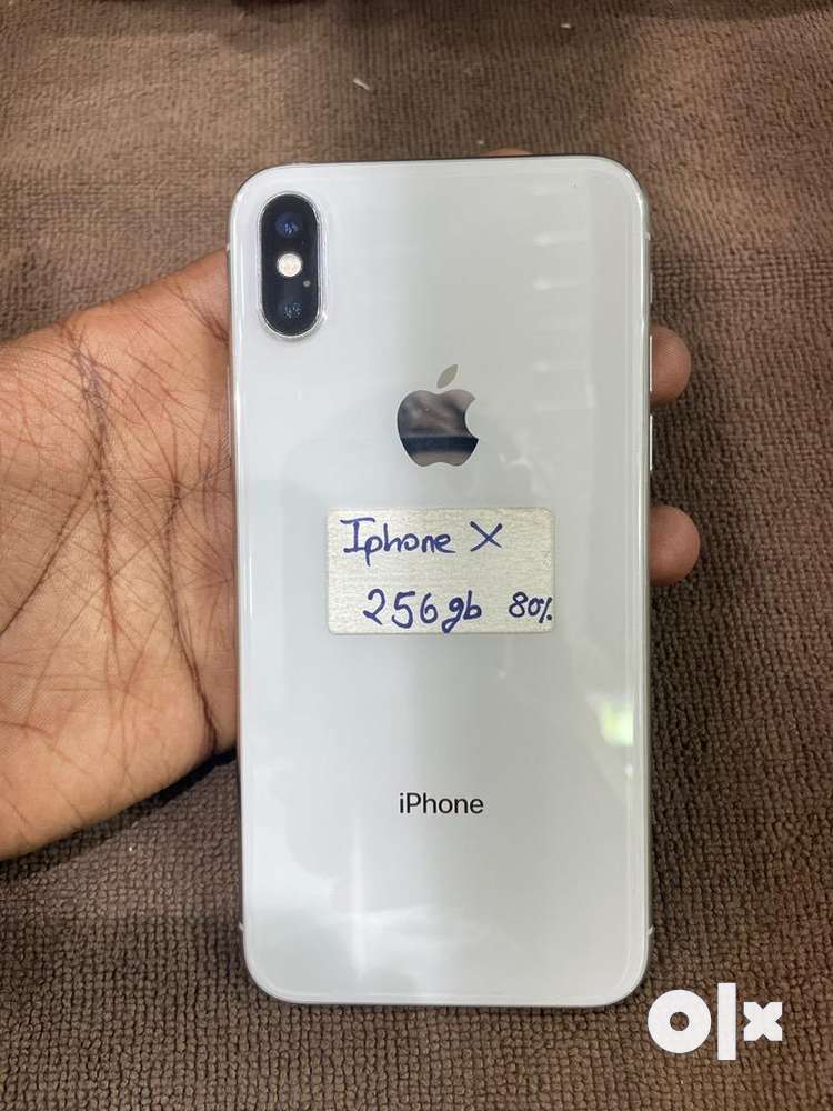 Iphone X , 256GB , White , 80% - Mobile Phones - 1759494297