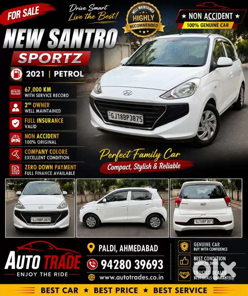 Hyundai Santro Sportz, 2021, Petrol