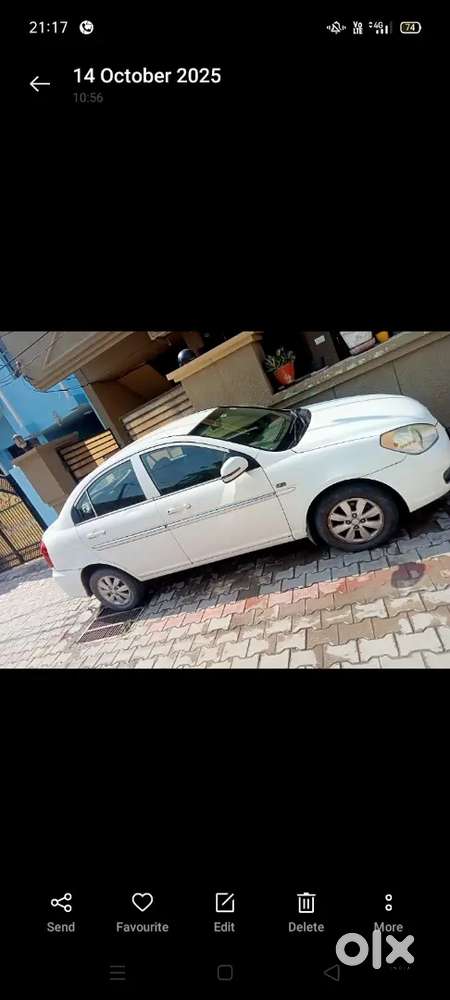Hyundai Verna 2010 Diesel 92000 Km Driven