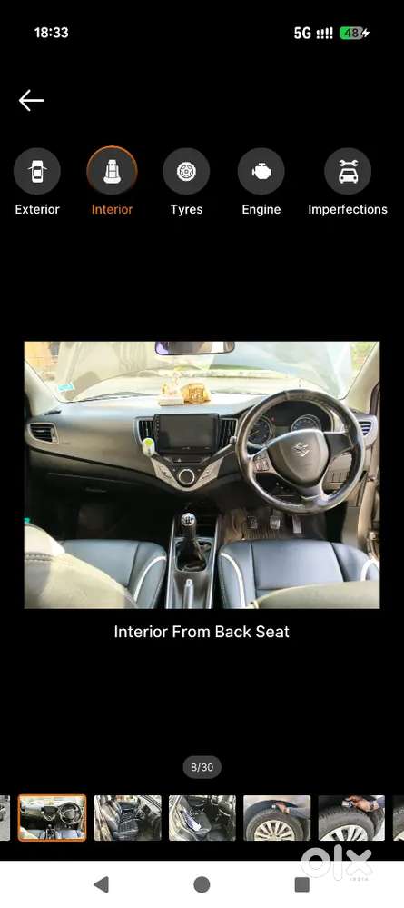 Maruti Suzuki Baleno 2019. Full Inspection Report Available.