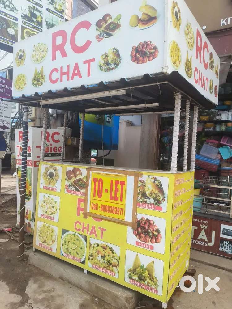 Pani poori stall for rent, fully equipped