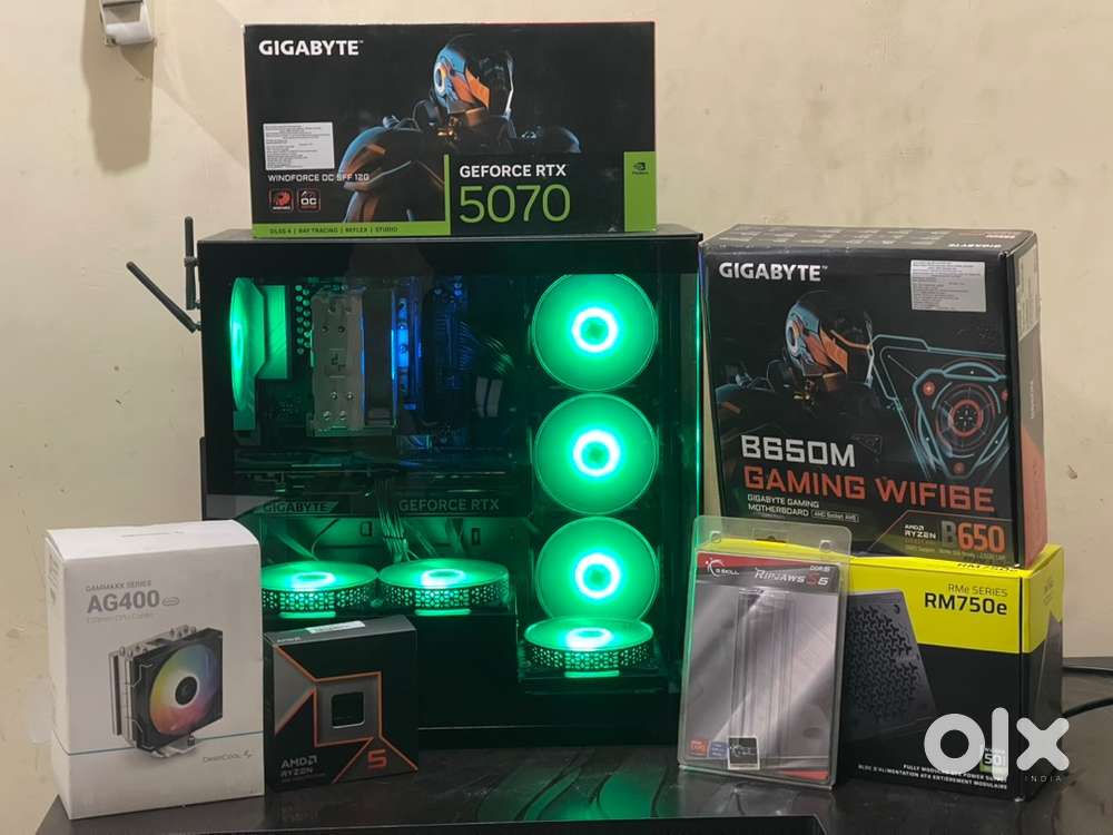 Gaming pc for sale-Rtx 5070 OC +Ryzen 5 9600x
