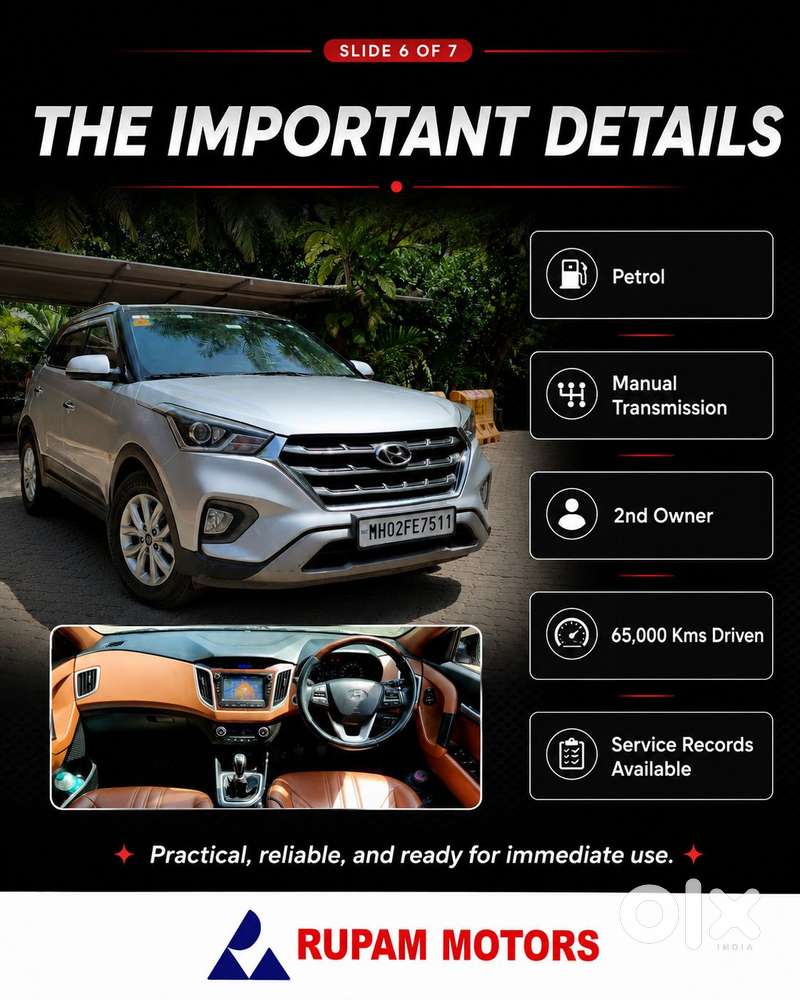 Hyundai Creta 1.6 Vtvt S, 2019, Petrol