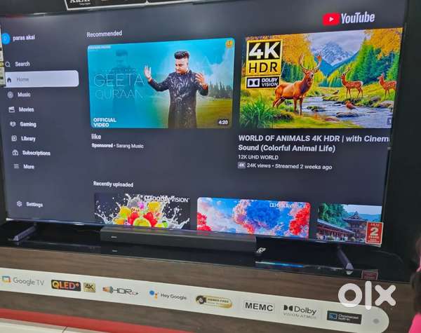 45 Android Smart led tv  + 2 yrs  Guarantee + shipping fitting free