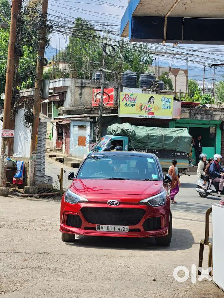 Hyundai I 20 With Modified Front And Back Bumper