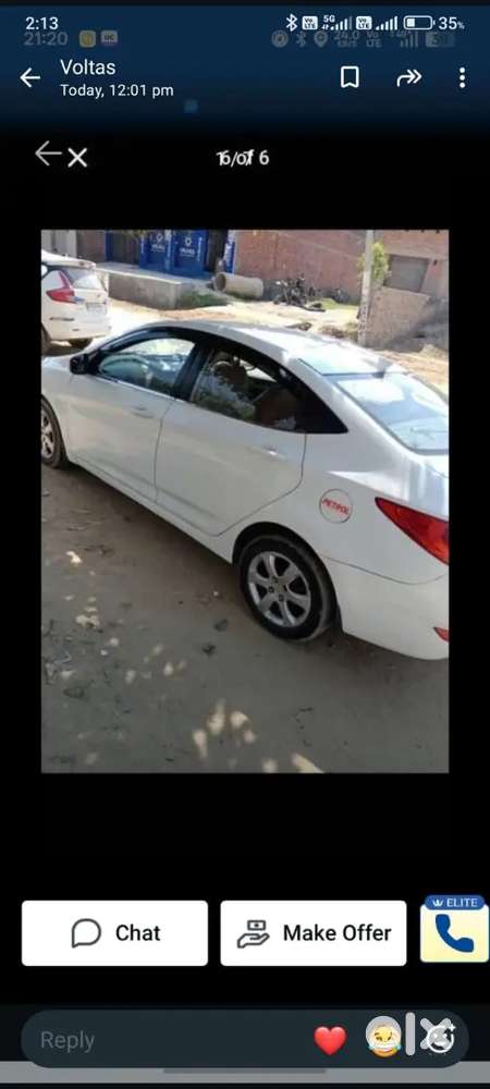 Hyundai Verna 1.6 Sx 2012