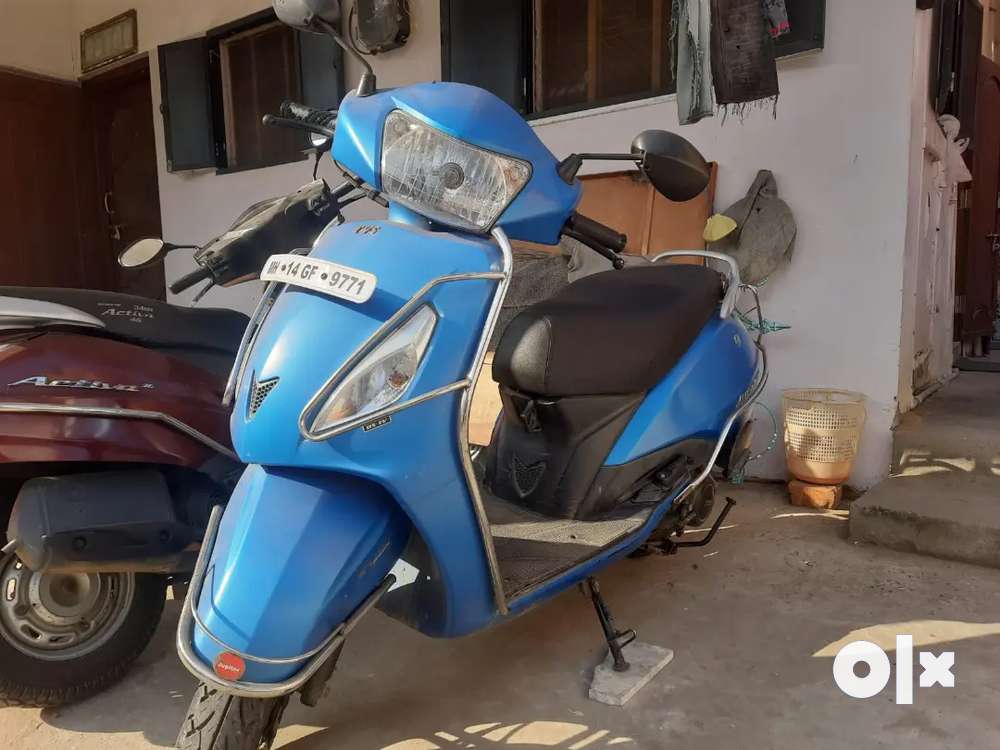 Tvs jupiter mat blue hot sale