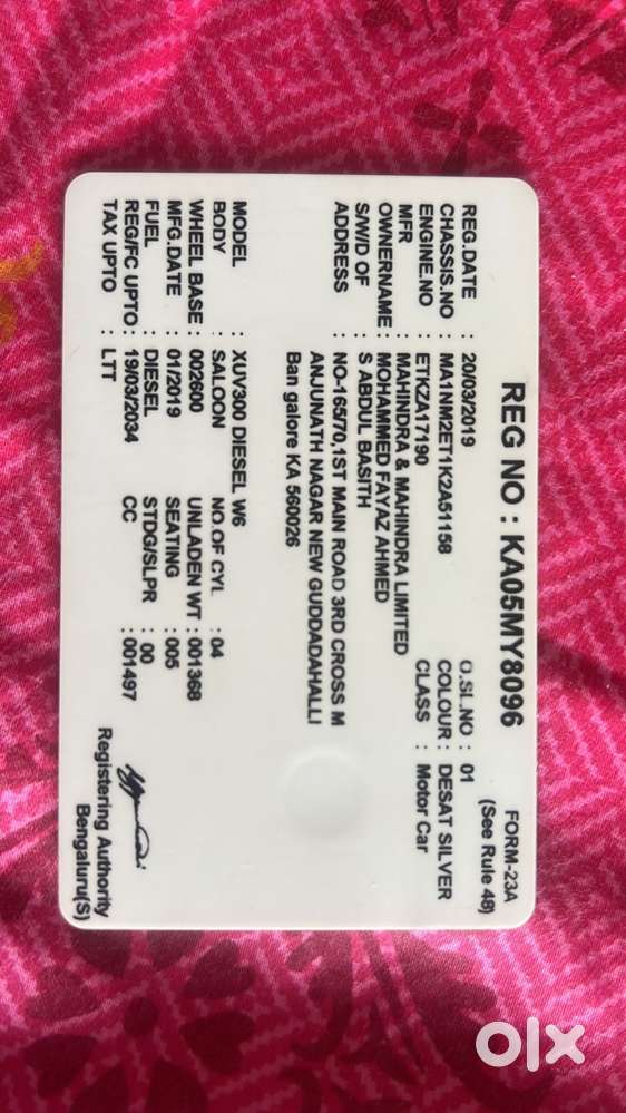 Mahindra Xuv300 W6 Diesel, 2019, Diesel