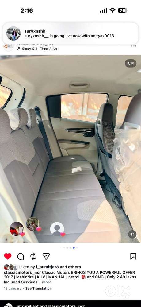 Mahindra Kuv 100 2017 Petrol Good Condition