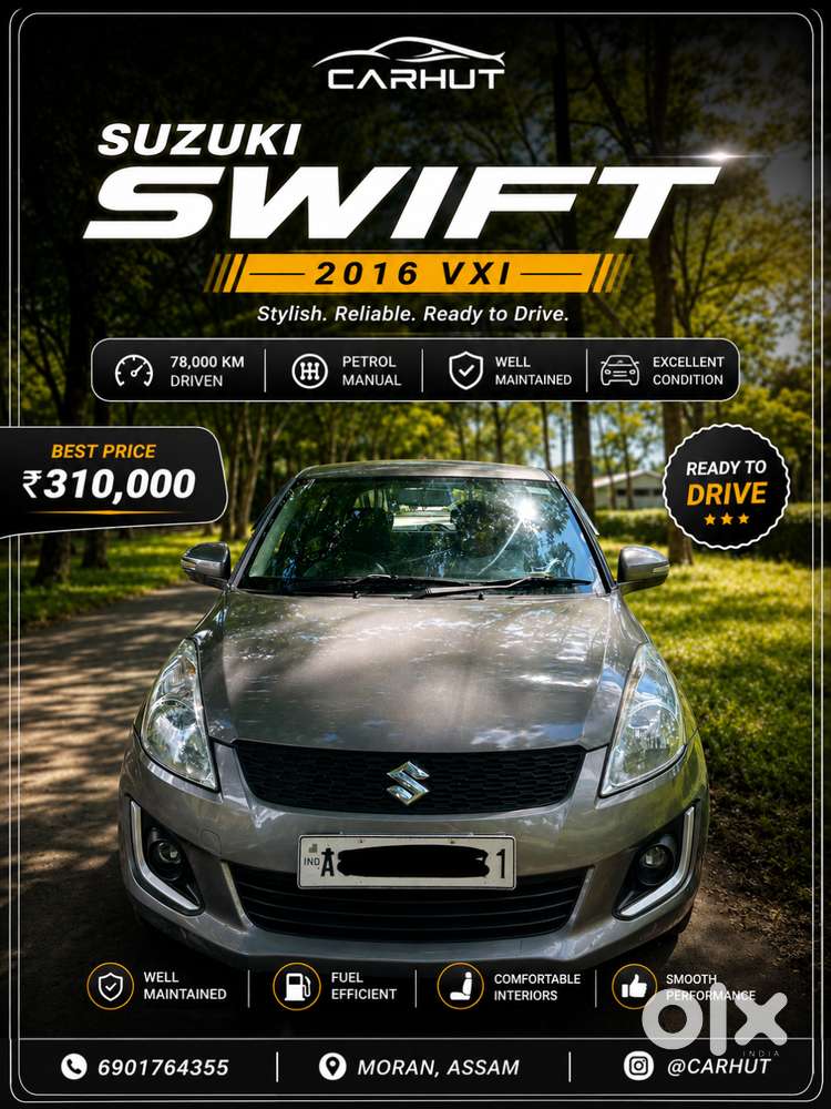 Maruti Suzuki Swift 2016 Petrol Vxi