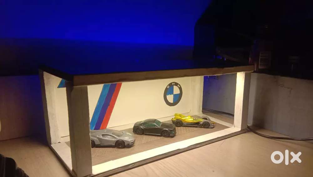 Homemade toy car showroom