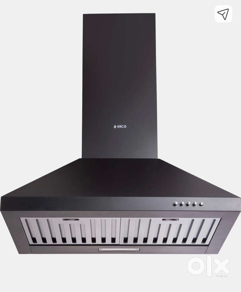 Brand New Chimney Elica AH PLUS 260 BF NERO 1350 CMH 60 cm