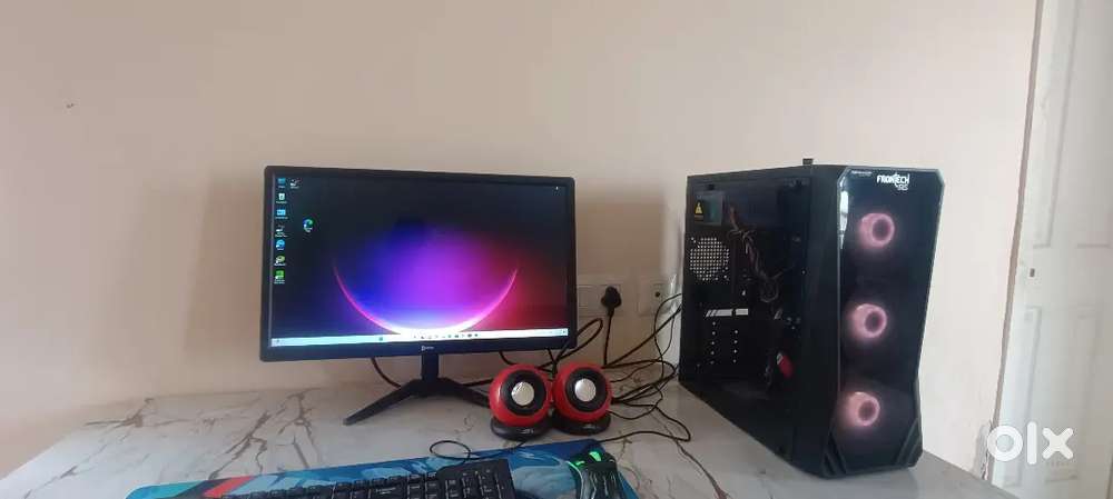 Gaming pc Intel icore i5 16gb / 500gb / window 11 computer - 22 inch ...
