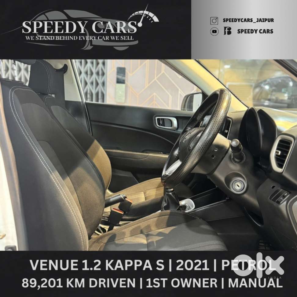 Hyundai Venue S 1.2 Petrol, 2021, Petrol