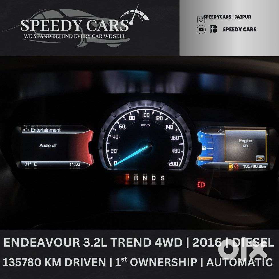 Ford Endeavour 3.2 Titanium 4x4 At, 2016, Diesel