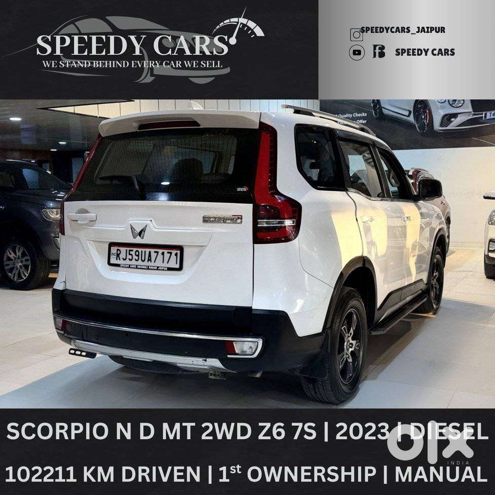 Mahindra Scorpio N Z6 Diesel Mt 2wd 7 Str, 2023, Diesel