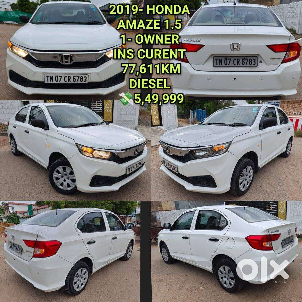 Honda Amaze V Diesel, 2019, Diesel