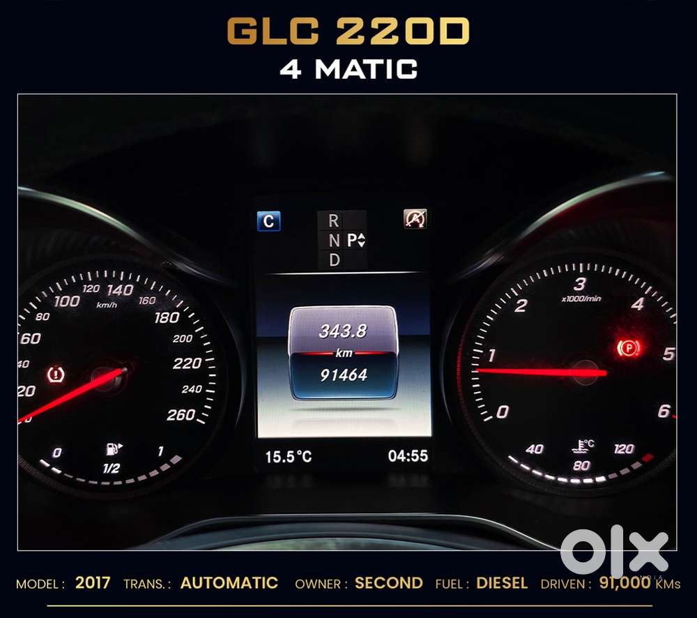 Mercedes-benz Glc 220d 4matic, 2017, Diesel