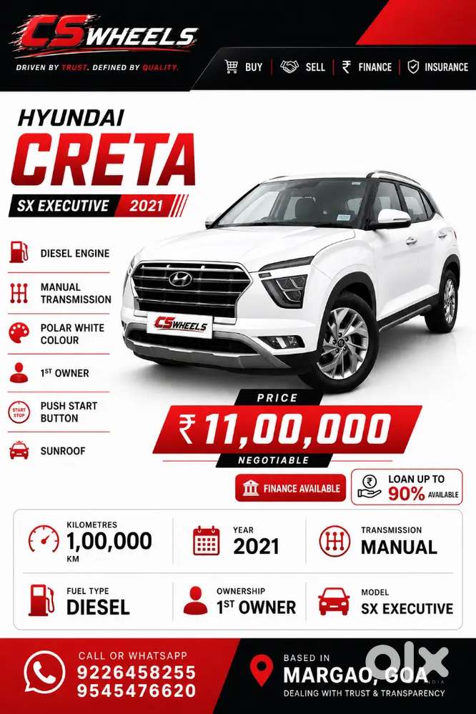 Hyundai Creta 2021 Diesel Well Maintained
