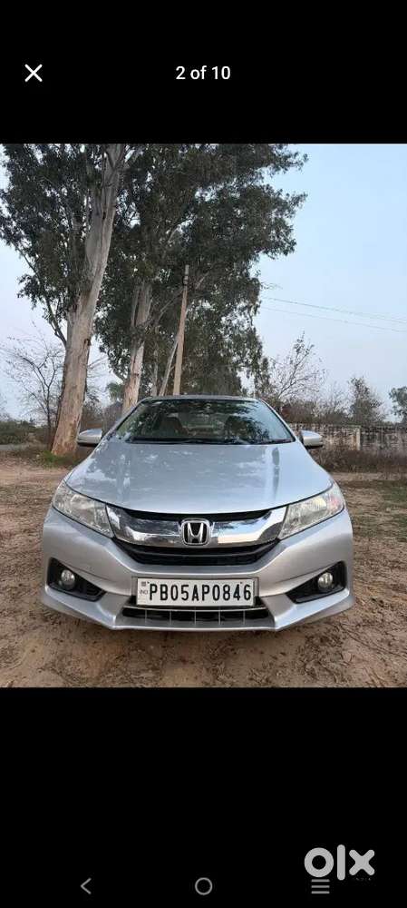 Honda City 2014 Diesel Car Top Model Sunroof,push Button Start ,alloy