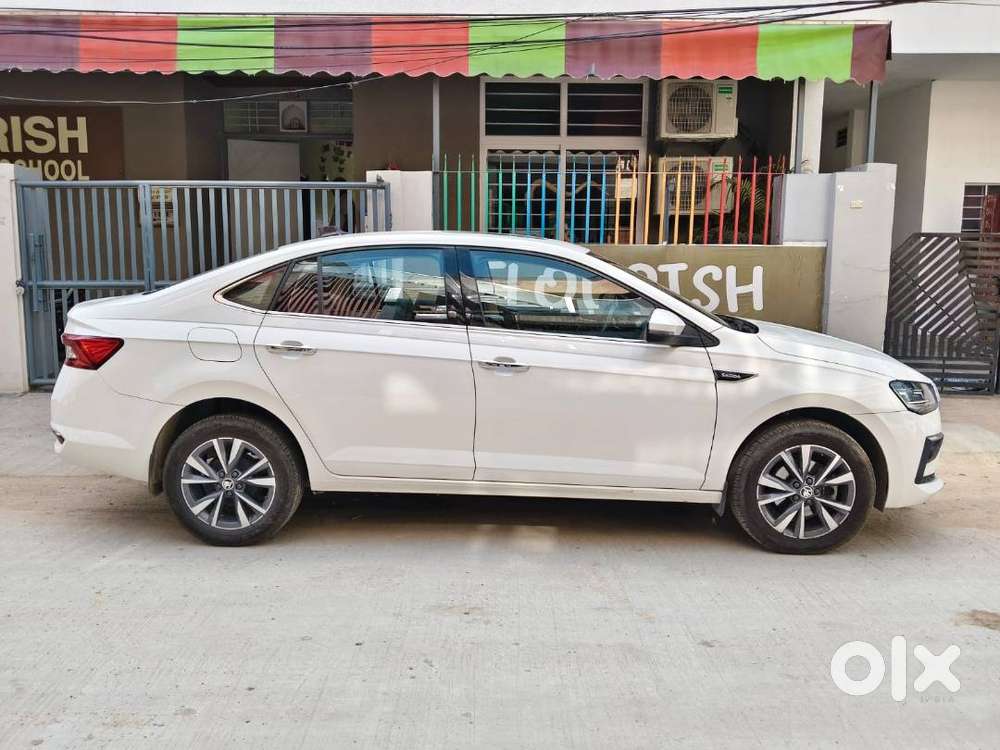 Excellent New Condition Skoda Slavia With Sunroof, White Single Handed