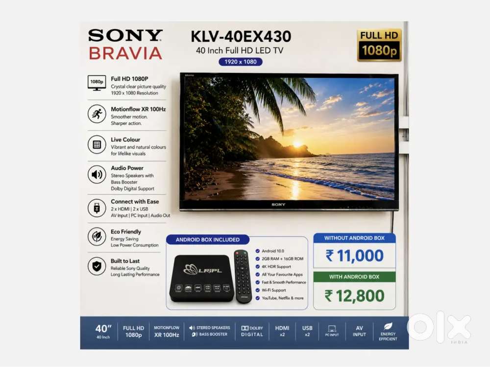 Sony Bravia 40 Inch TV Full HD