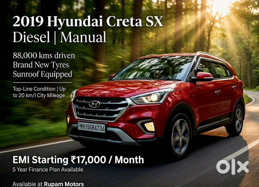 Hyundai Creta 1.6 Crdi Sx Plus, 2019, Diesel
