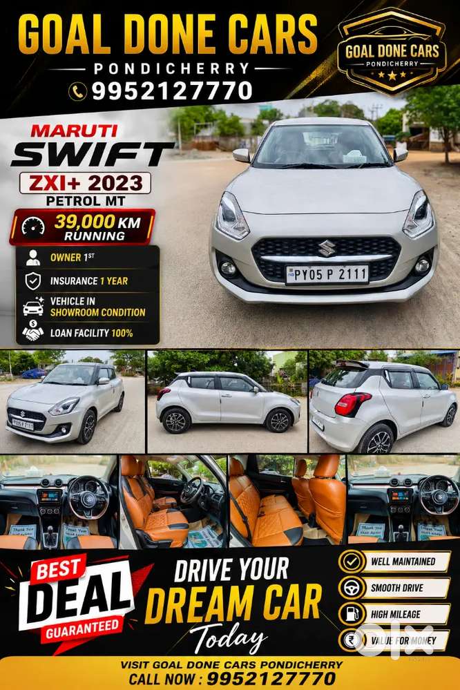 Maruti Suzuki Swift 2023 Zxi+ 1st Owner For Sale.