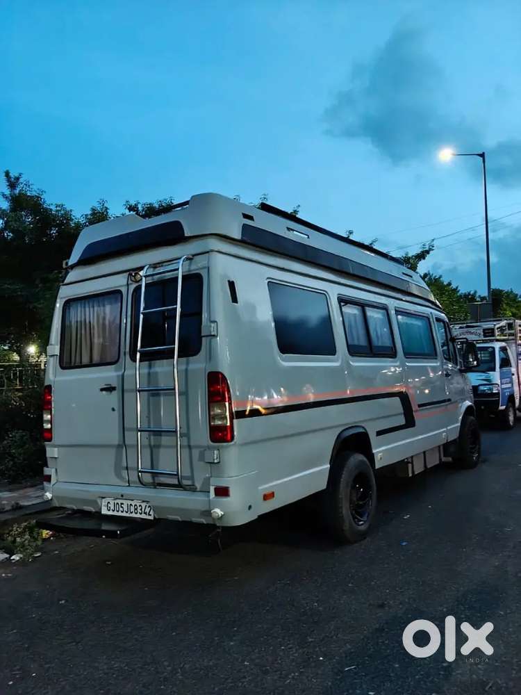Force Motors Tempo Traveller  Vanity Van Modified Atesh Let Bathroom