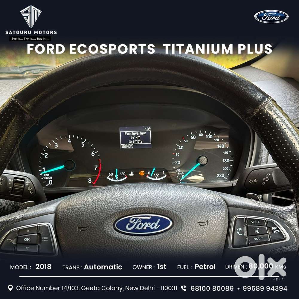 Ford Ecosport [2017-2021] 1.5 Titanium Ti Vct At, 2018, Petrol
