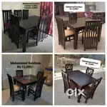 Brand new wooden dining table at reasonable price with warranty