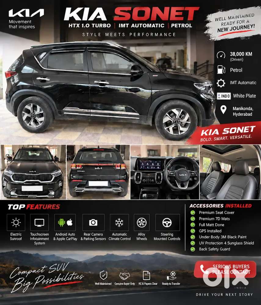 Kia Sonet 1.0 Htx Plus 2022