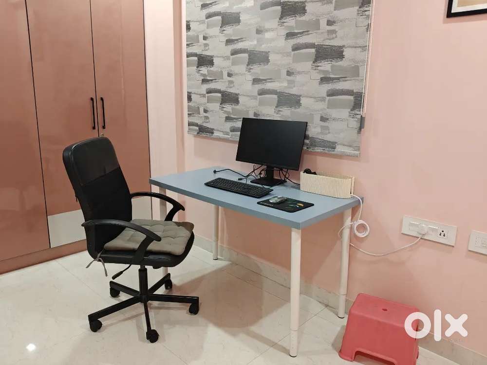 Work Table & Chair & Vaccum Cleaner