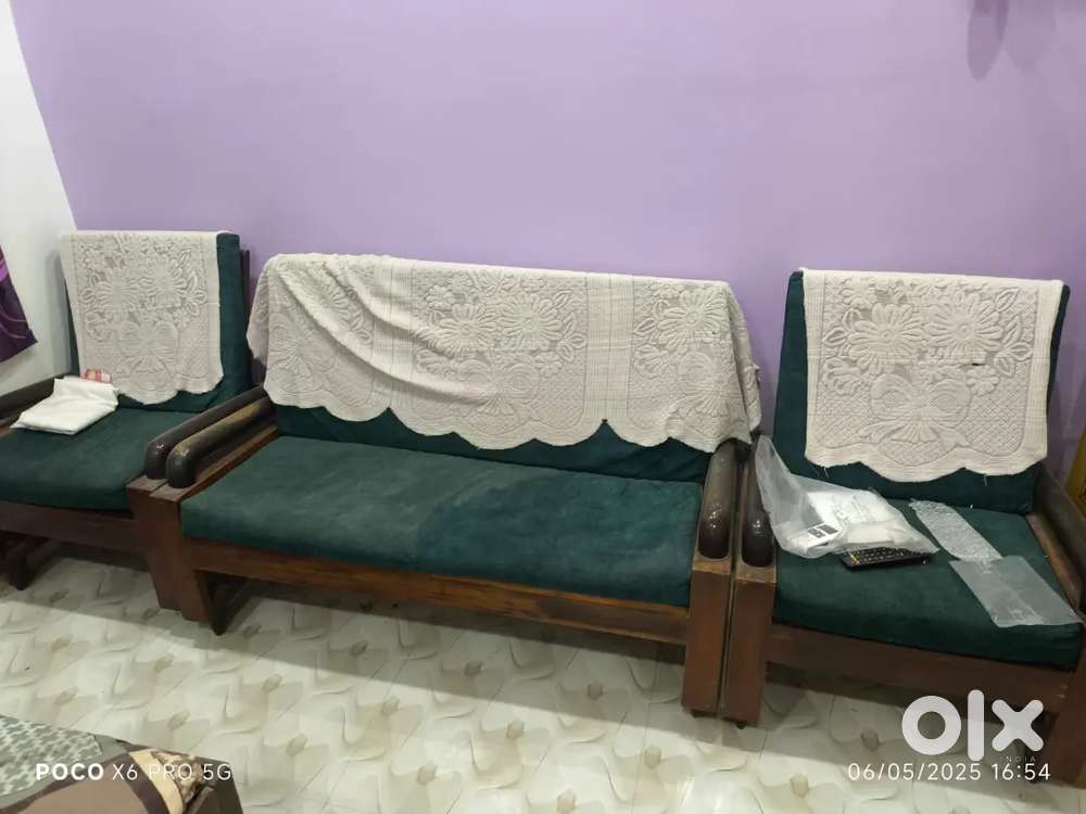 Piyasala wood Sofa set 2+1