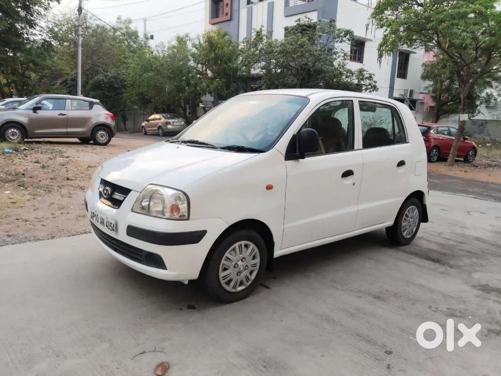 Santro Xing Gl 2008 Petrol , Noble White Colour