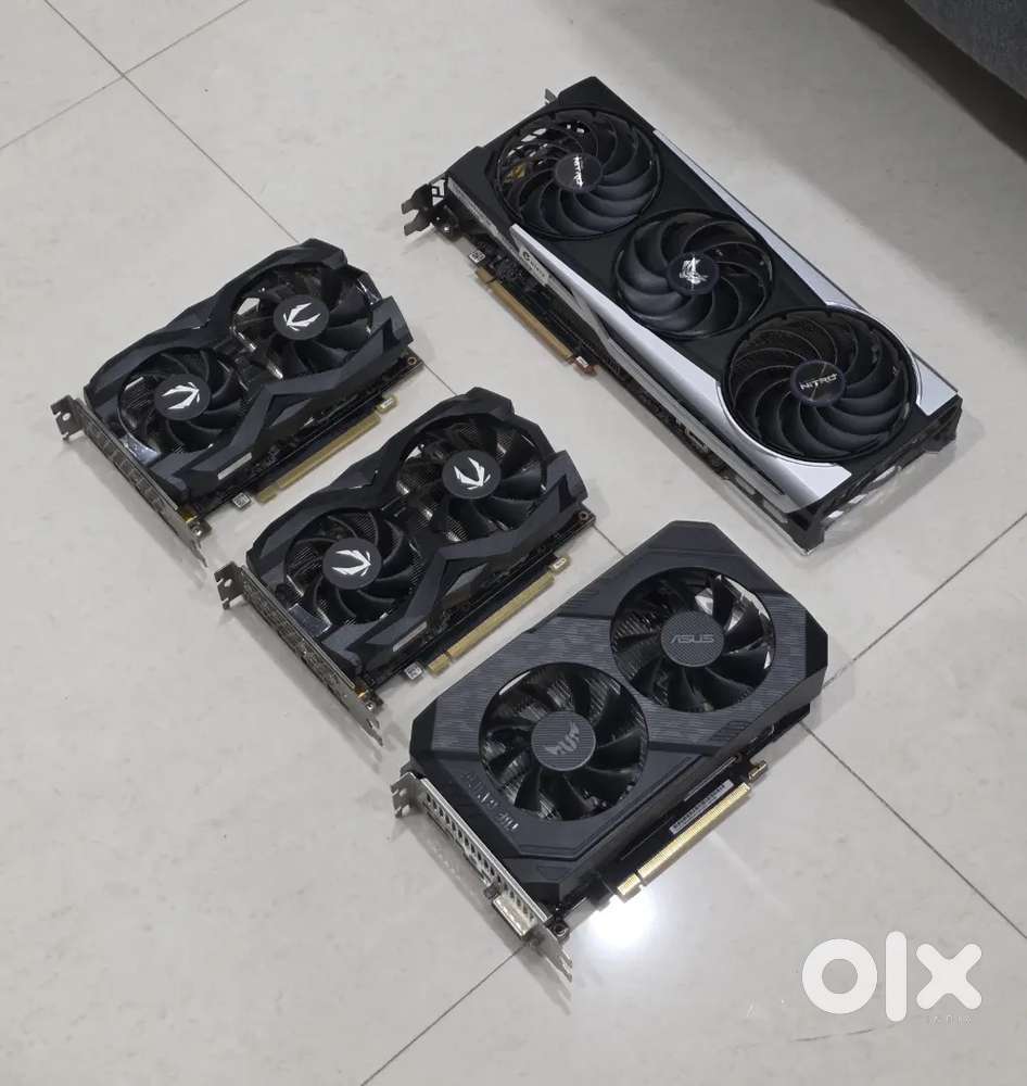 Graphic Cards AMD RX6700 XT 12Gb and Nvidia GTX1660 Super GPU